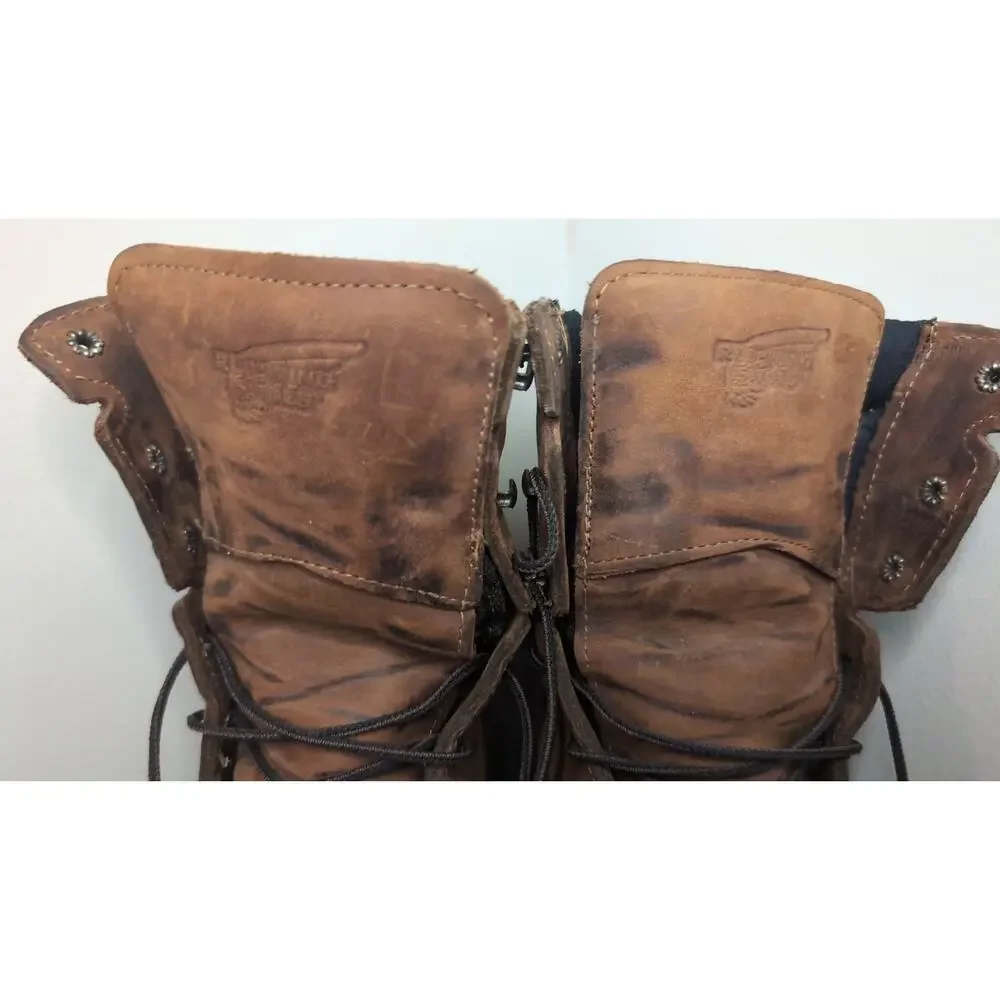 Men's Red wing 400 USA oil water resistant work boots super sole 9.5 - Picture 2 of 12